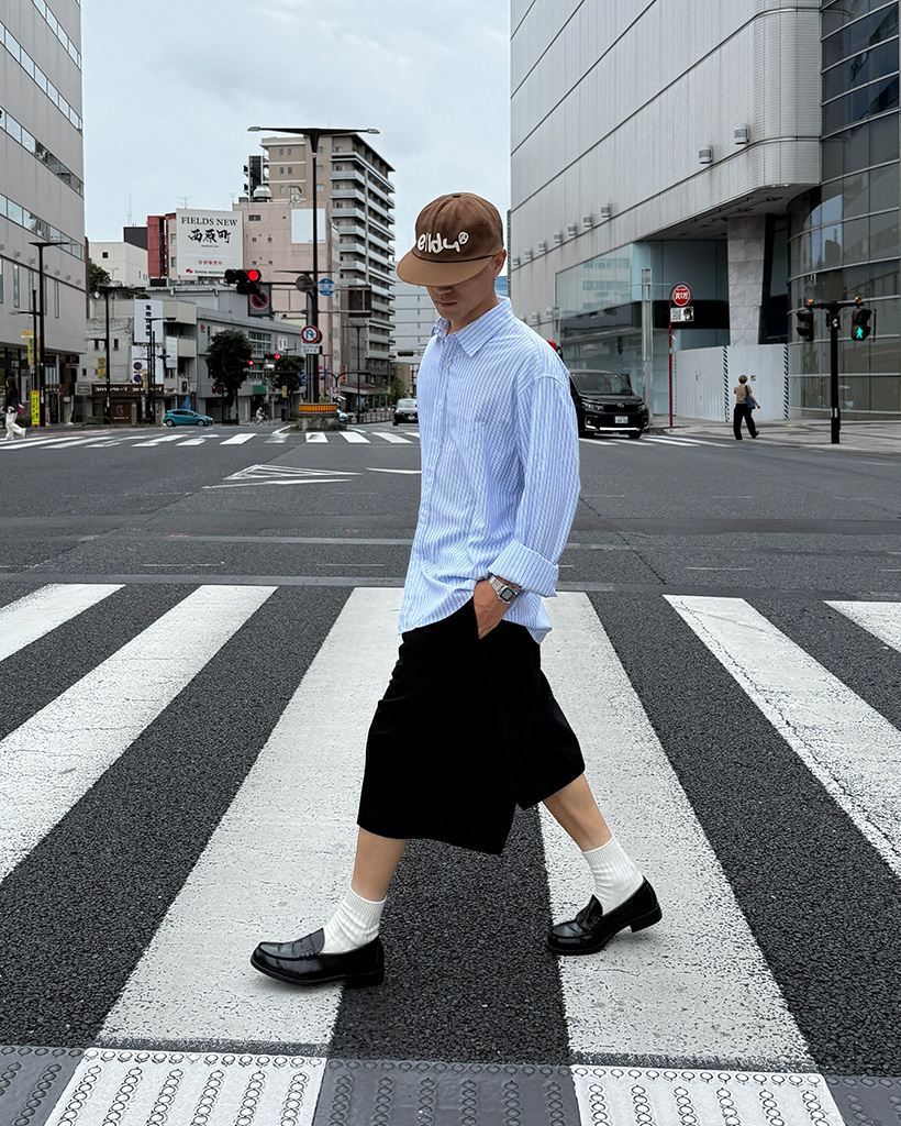 オーバーサイズストライプシャツ | ファッション通販サイト NUGU