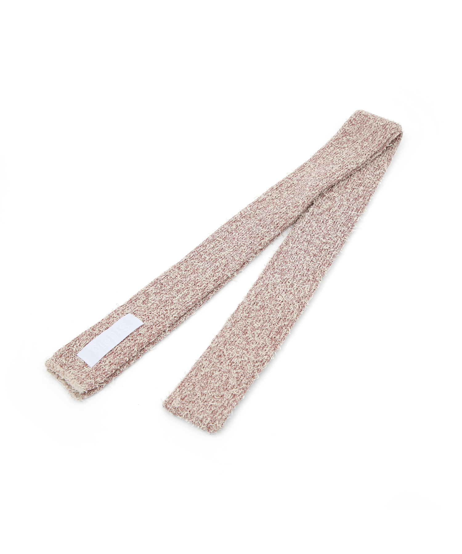 LINE MUFFLER / POP COTTON / MELANGE PINK(オールシーｽﾞン