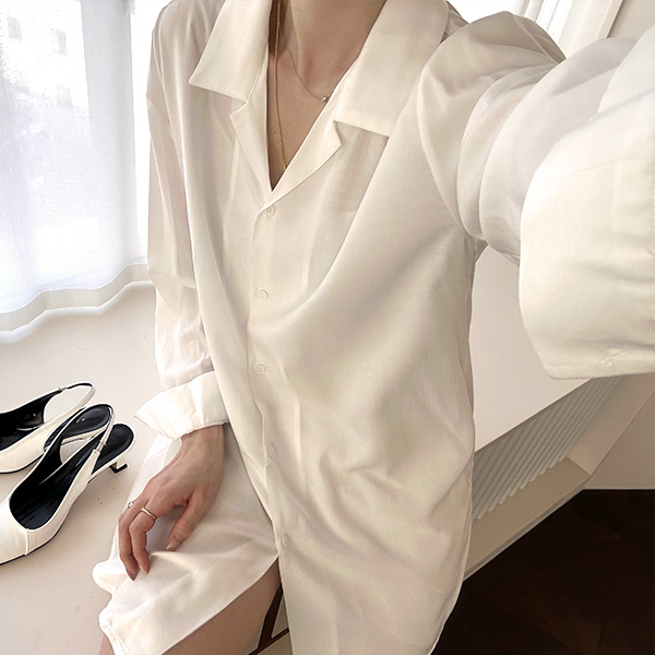 バルシャのロングシャツ S 24/シアサッカーロングシャツ（シャツ/ブラウス）｜adamsJUGGLER