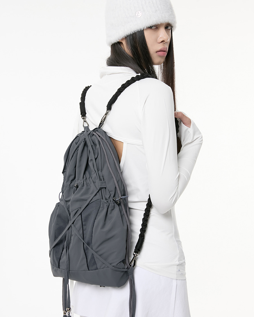 ★BLACKUP★ 16Division Gym Sack FL728Black FL-728_Black MUSINSA公式 | FLAREUP 16.Division Gym Sack (FL-728_Black)