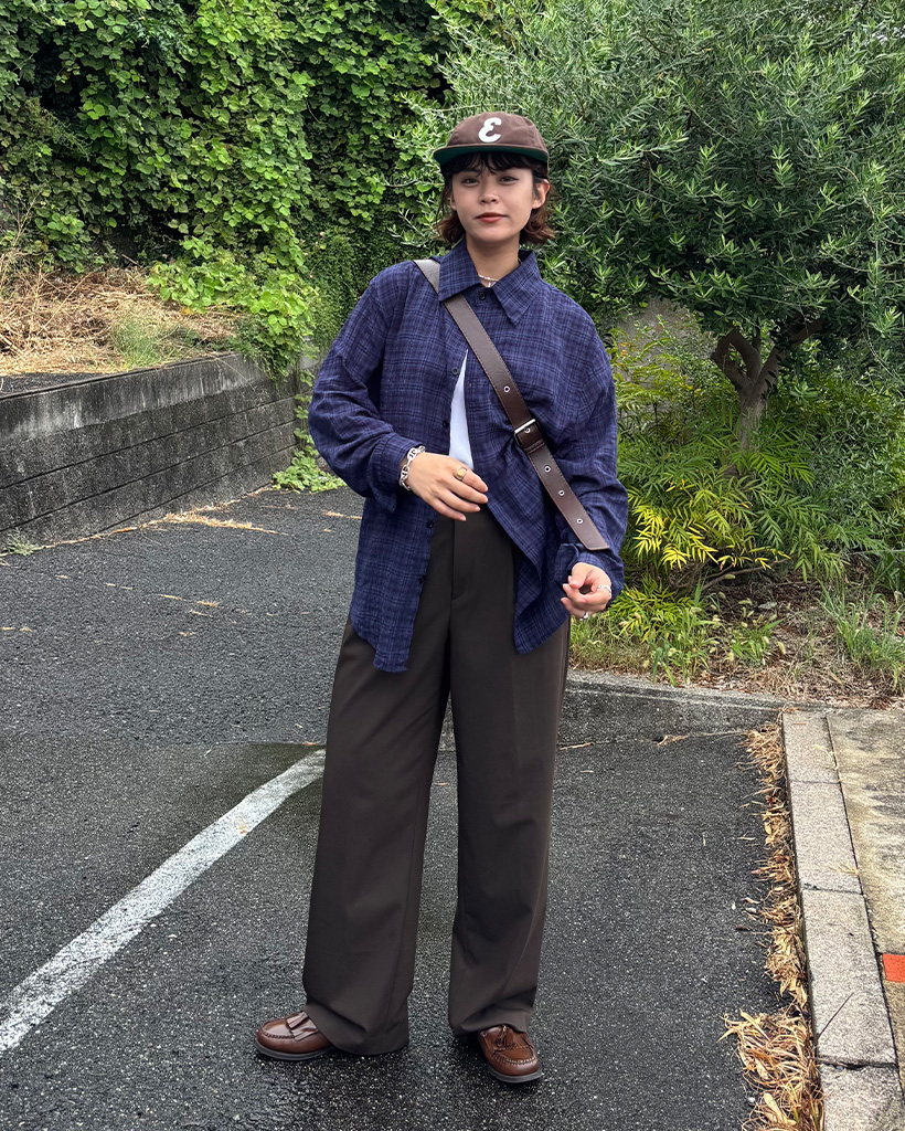 チェックネイビーシャツ | ファッション通販サイト NUGU