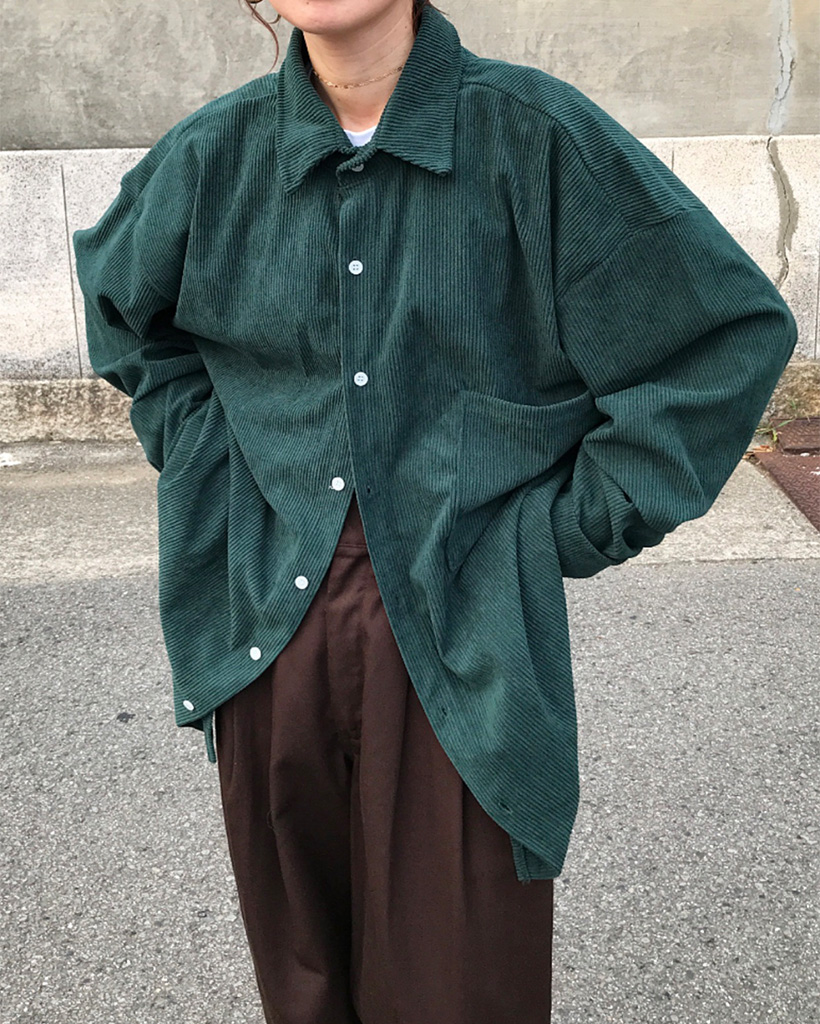 sansangear コーデュロイシャツ 黒 sansangear コーデュロイシャツ 黒 超希少】san san gear