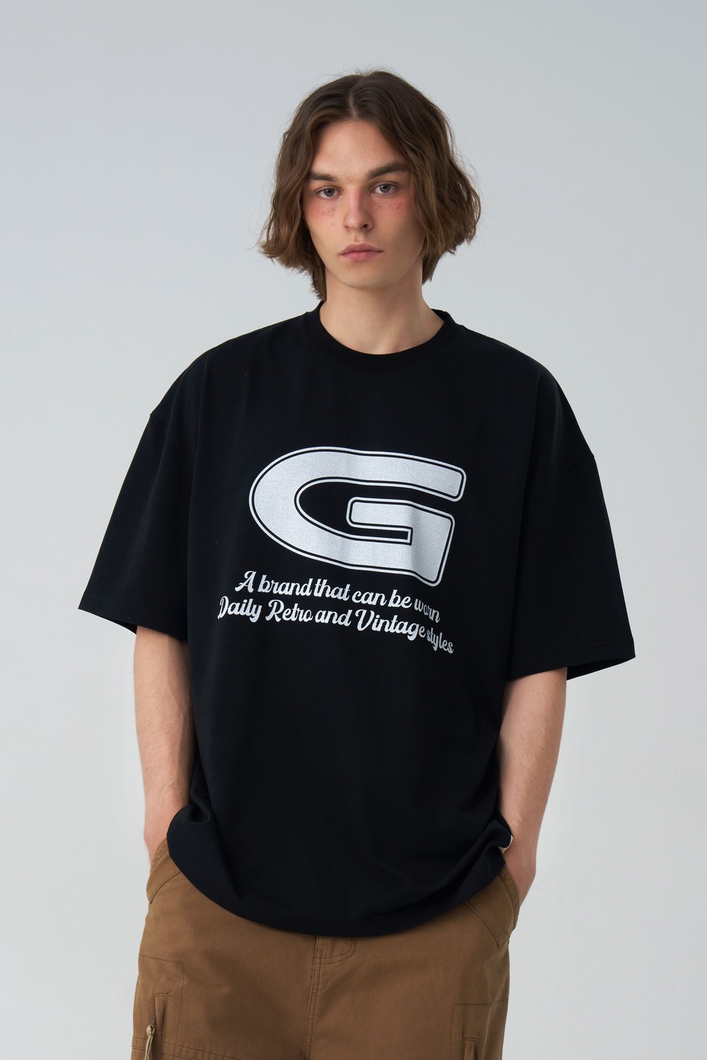 G'dup WEAR ネイビー ロゴシャツ XXL 33359442.jpg