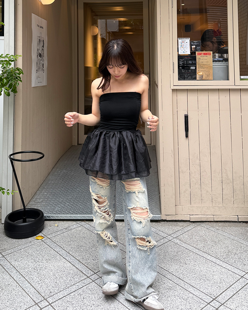 フリルチューブトップ | ファッション通販サイト NUGU
