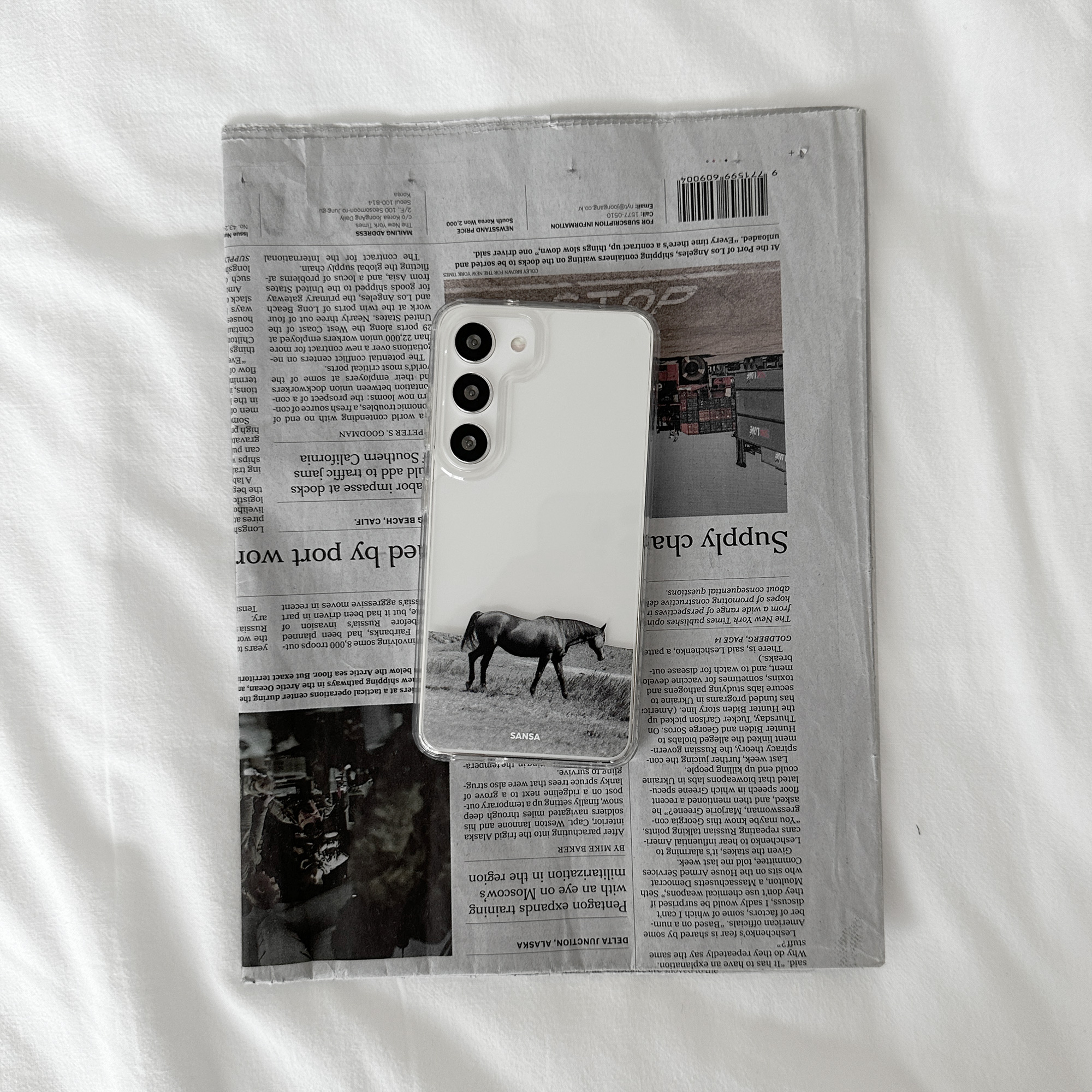 [Jelly Hard Case] A Horse