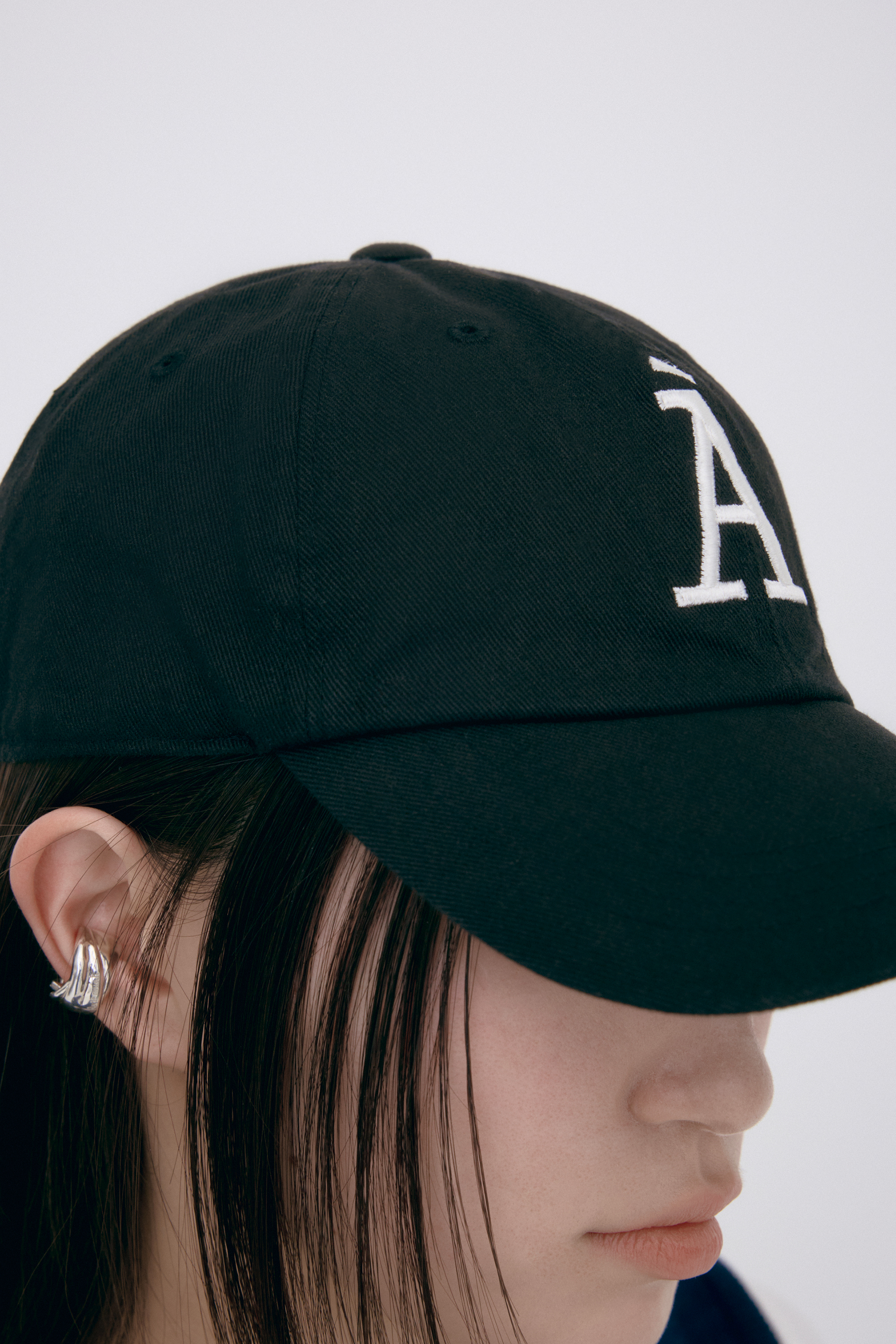 À Logo Cap (Black) | ファッション通販サイト NUGU