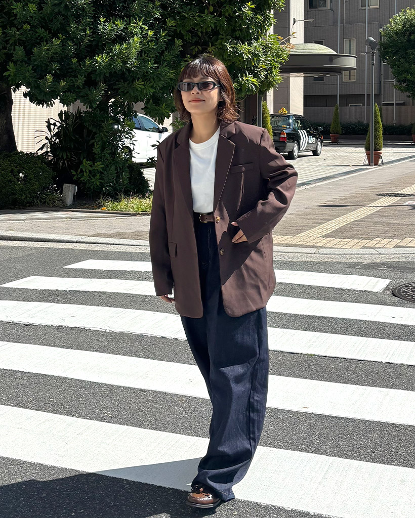 オーバーサイズブレザージャケット