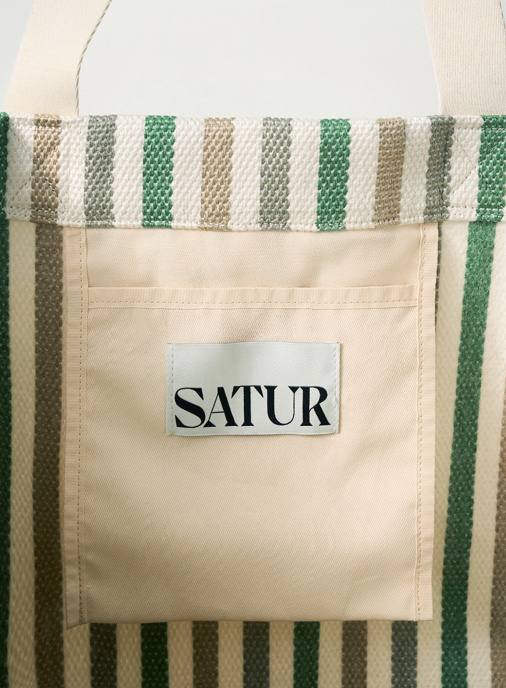 【SATUR】25SS/送料関税込み★Bon Voyage Over Size Beach Bag★ Bon Voyage Over Size Beach Bag - Black | ファッション通販