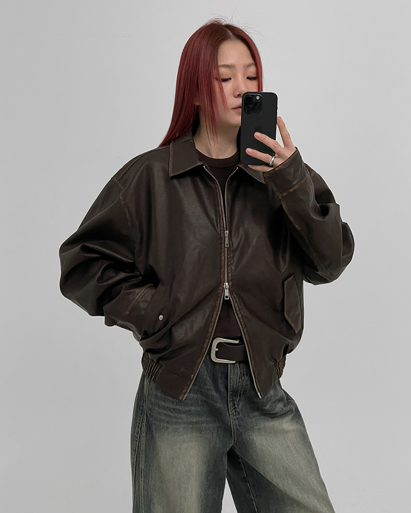 BLACKUPヒベンヴィンテージレザーライクジャンパー 4_Hy17sXD.jpg