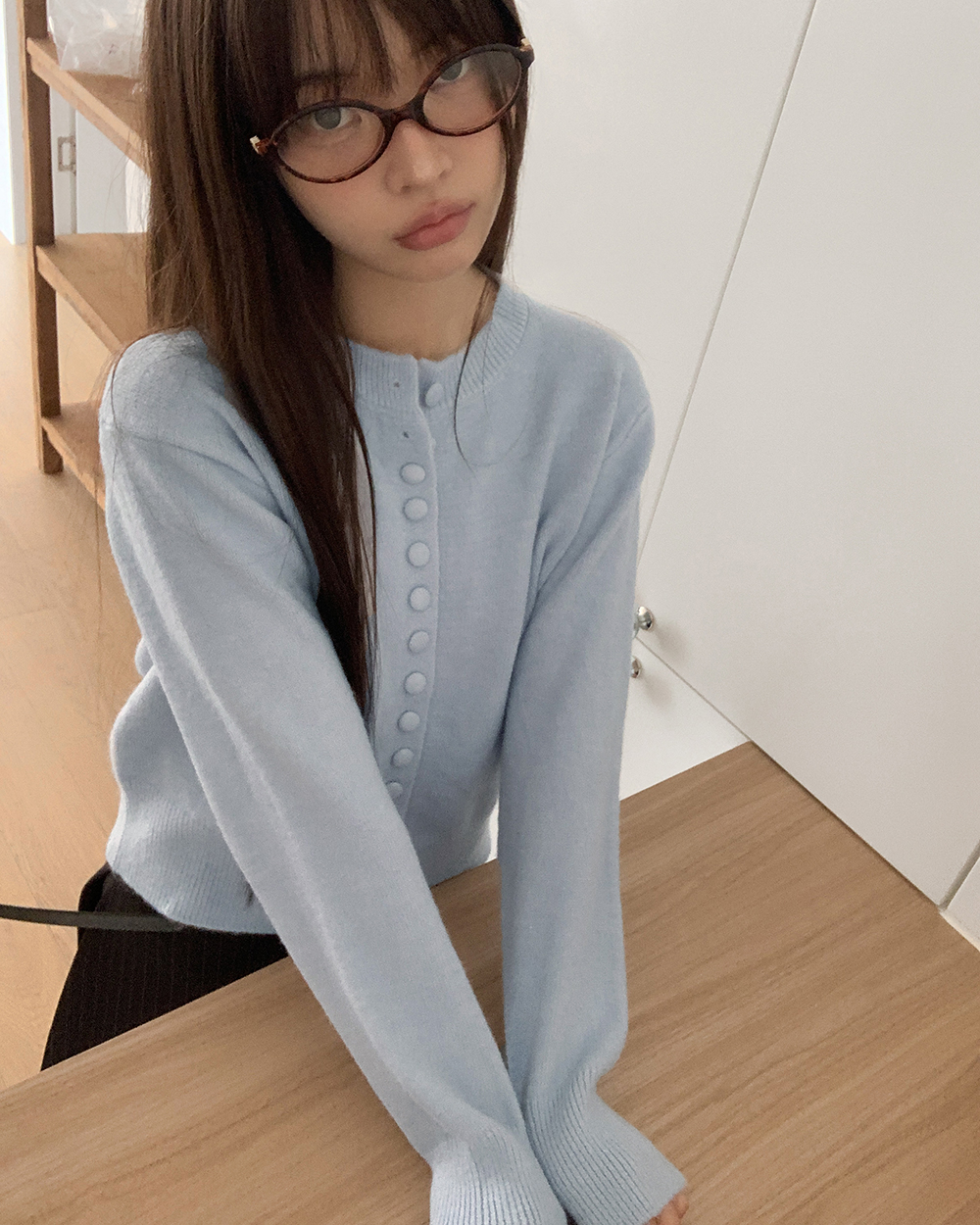 TFW49 ラウンドネックニットM レディース　ネイビー TFW49 ラウンドネックニットM レディース ネイビー TFW49