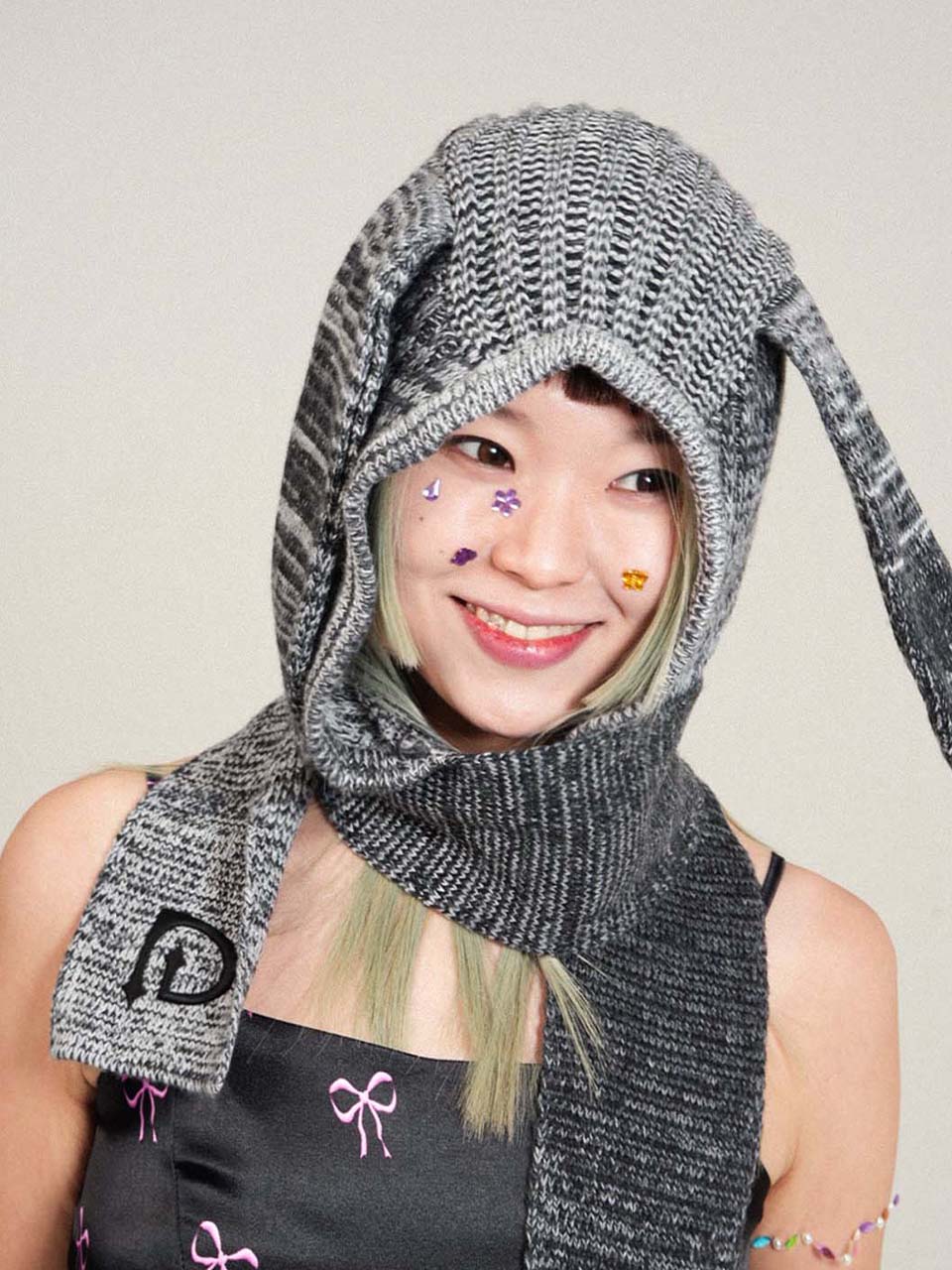 Rabbit Ear Balaclava Muffler_BL_FREE | ファッション通販サイト NUGU