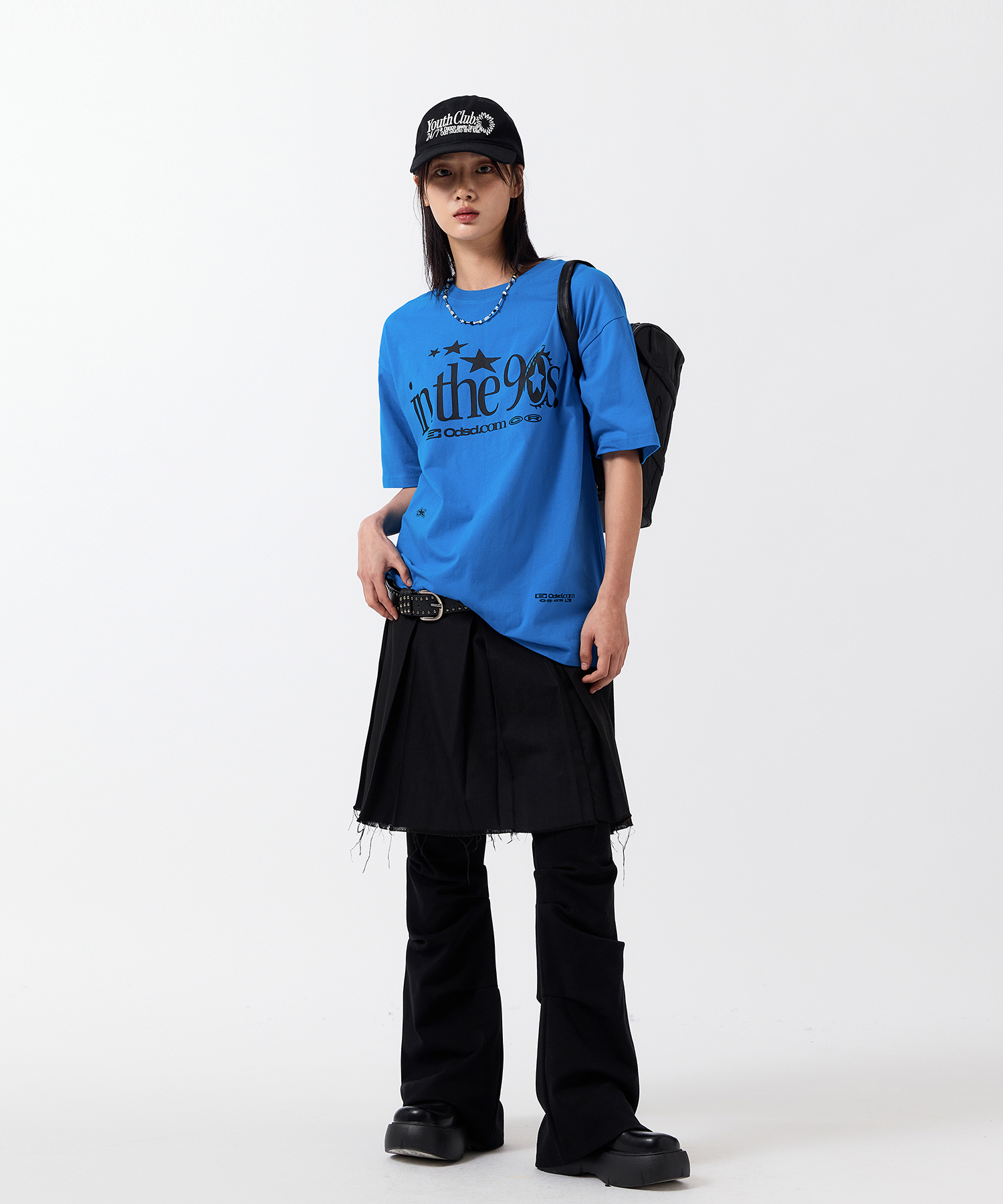 トップス 151N1NZ In The Ninetieth Graphic Overfit T-shirt - CYAN