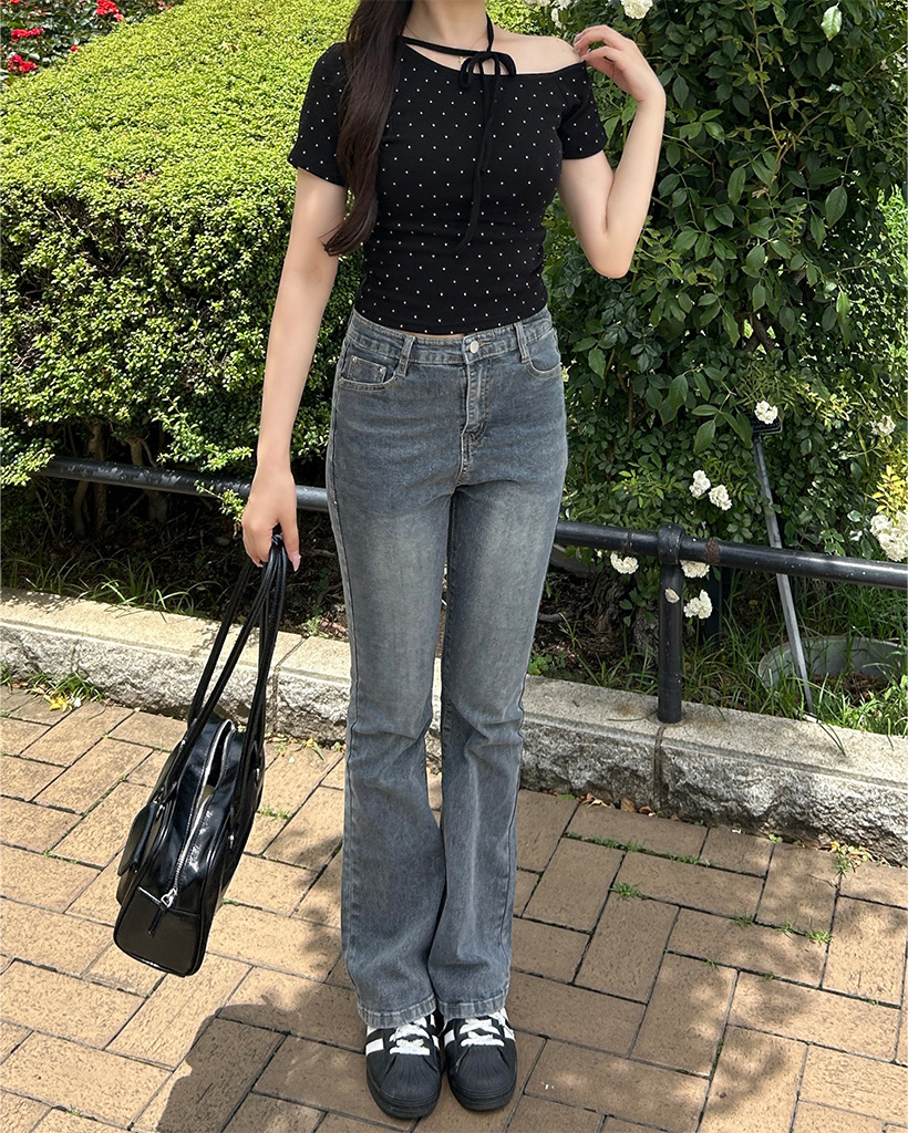 ウォッシュブーツカットデニム | ファッション通販サイト NUGU