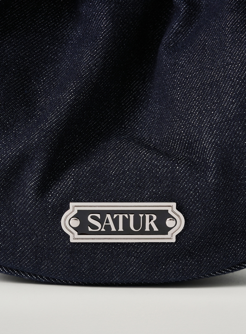 Scrunchie Small Denim Shoulder Bag - Indigo | ファッション