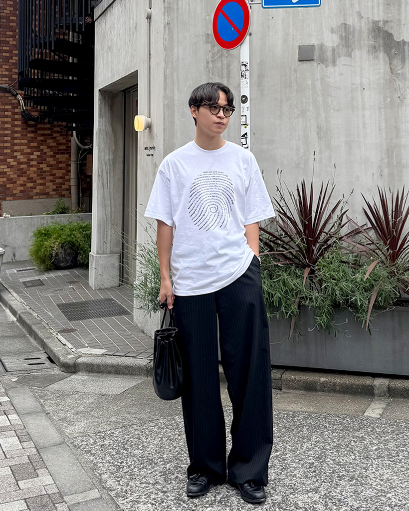 ピンストライプワイドスラックス | ファッション通販サイト NUGU