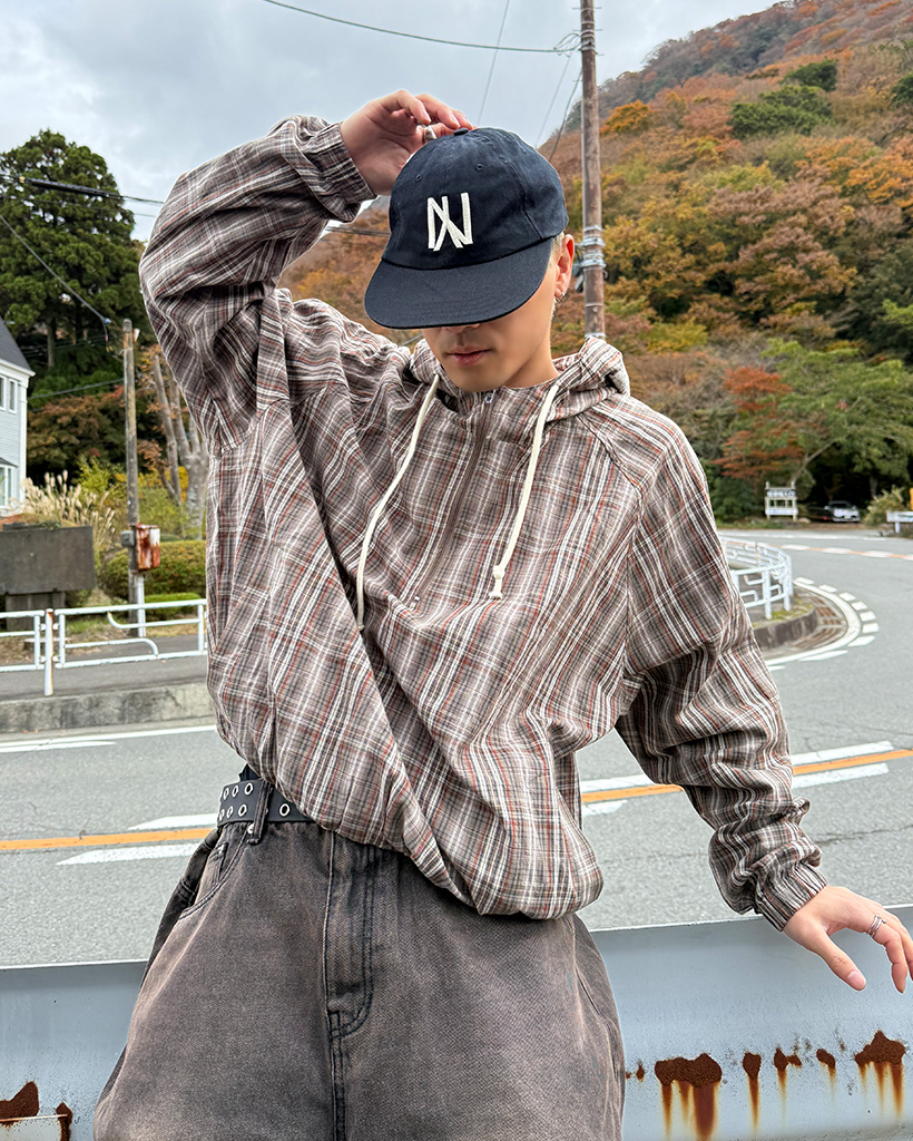 チェックアノラックパーカー | ファッション通販サイト NUGU
