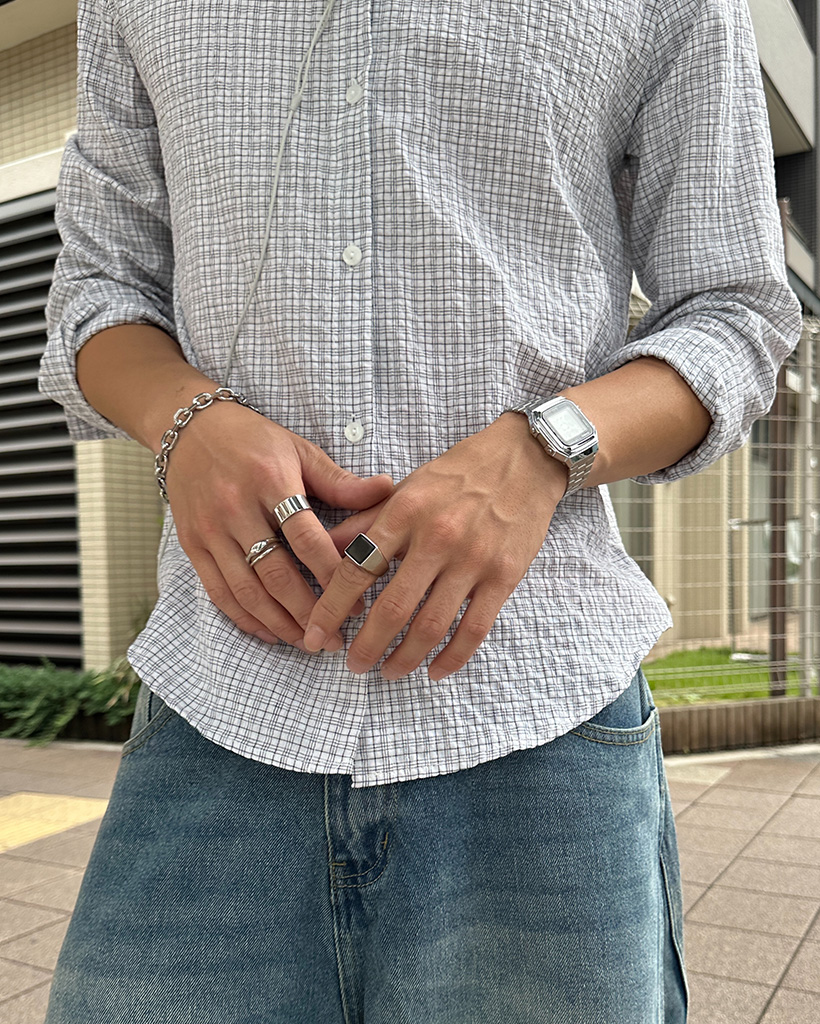 necco【ネッコ】SILVER925×K10　ミックスチェーンブレスレット necco【ネッコ】SILVER925×K10 ミックスチェーンブレスレット