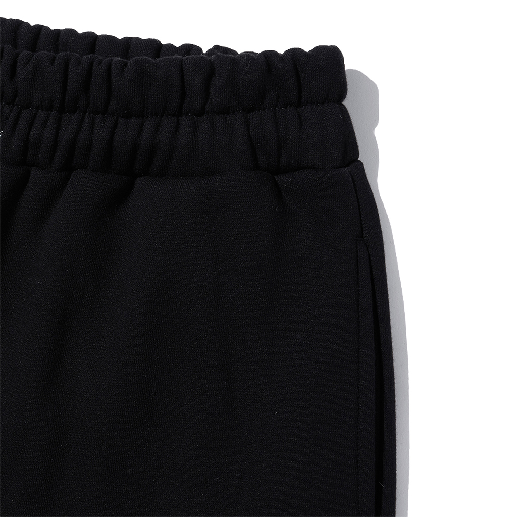 PATCH GRAPHICS SWEAT PANTS - BLACK | ファッション通販サイト NUGU
