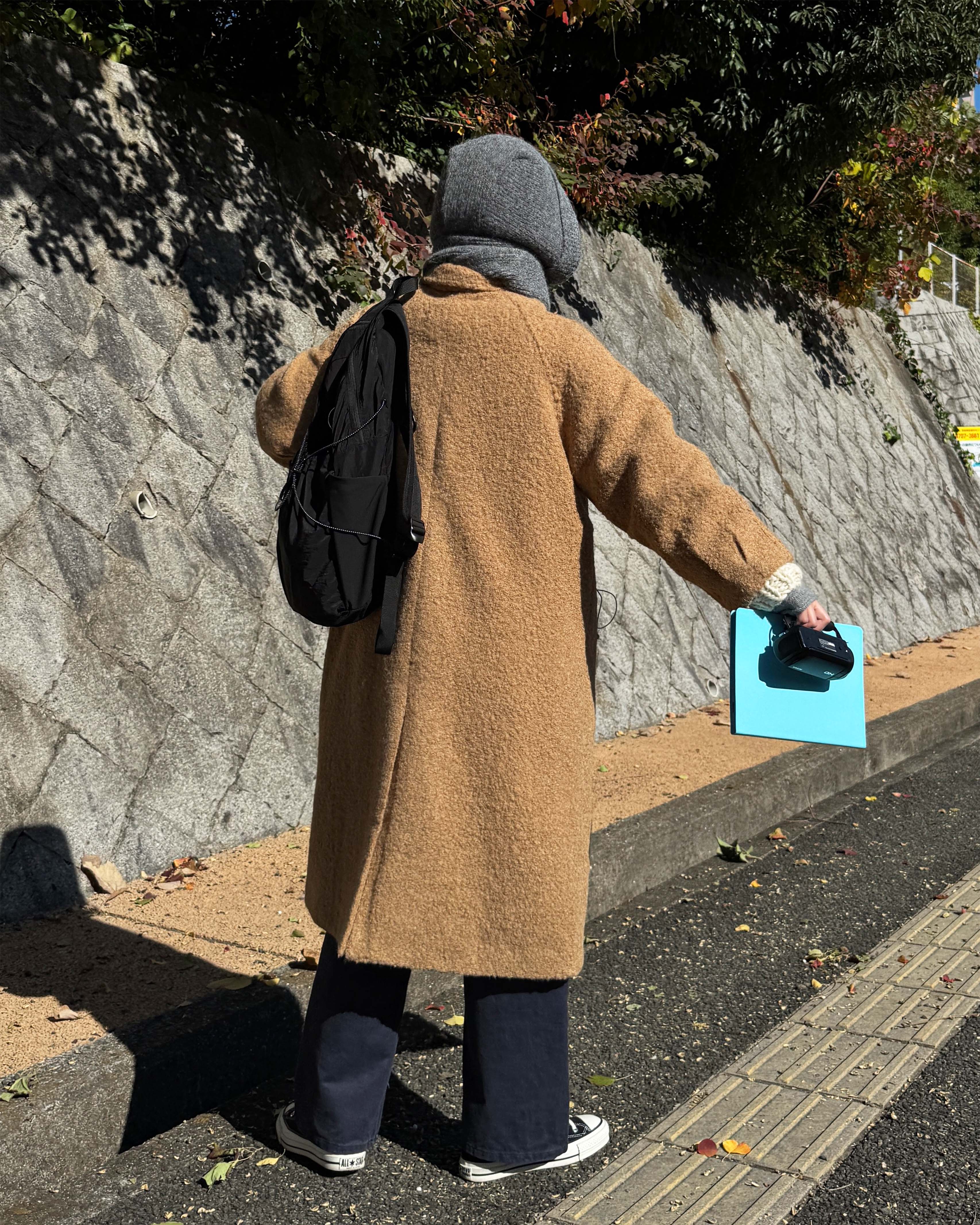 ブークレカラーロングコート | ファッション通販サイト NUGU