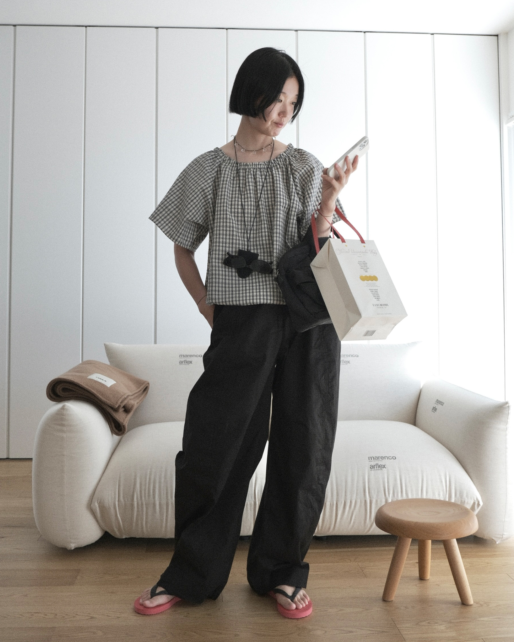 スナップボタンバルーンパンツ | ファッション通販サイト NUGU