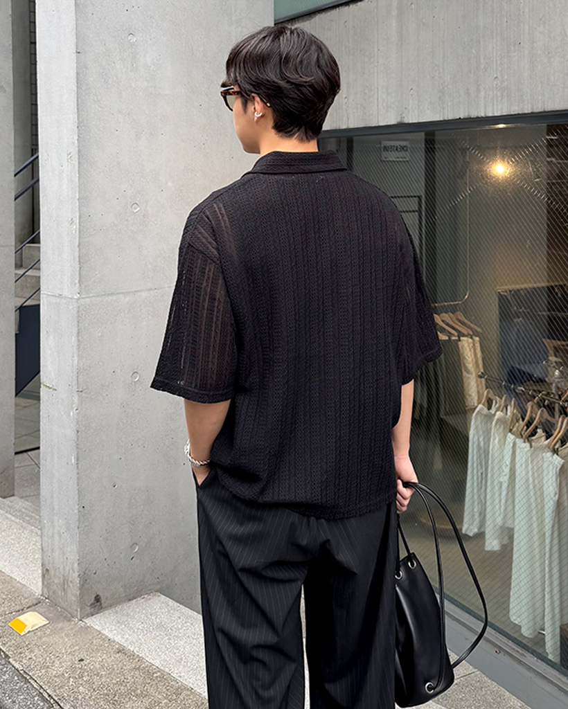 ライトレースショートスリーブシャツ | ファッション通販サイト NUGU