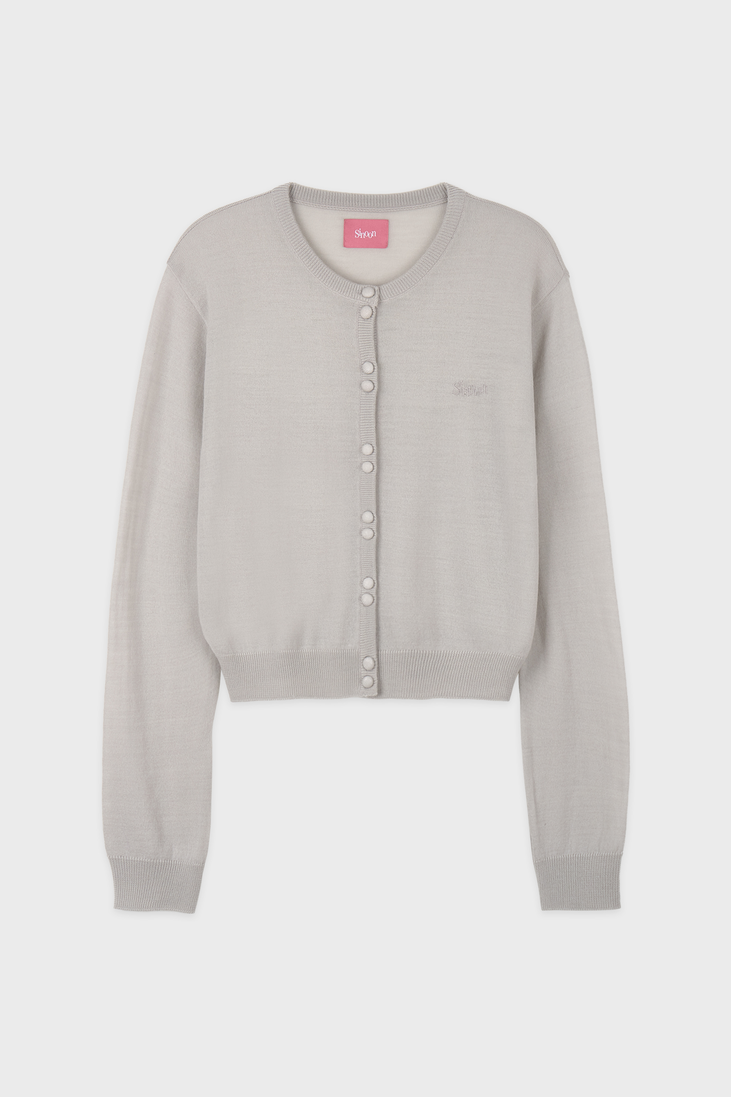 りんページです Double Button Cardigan (Grey) | ファッション通販サイト NUGU