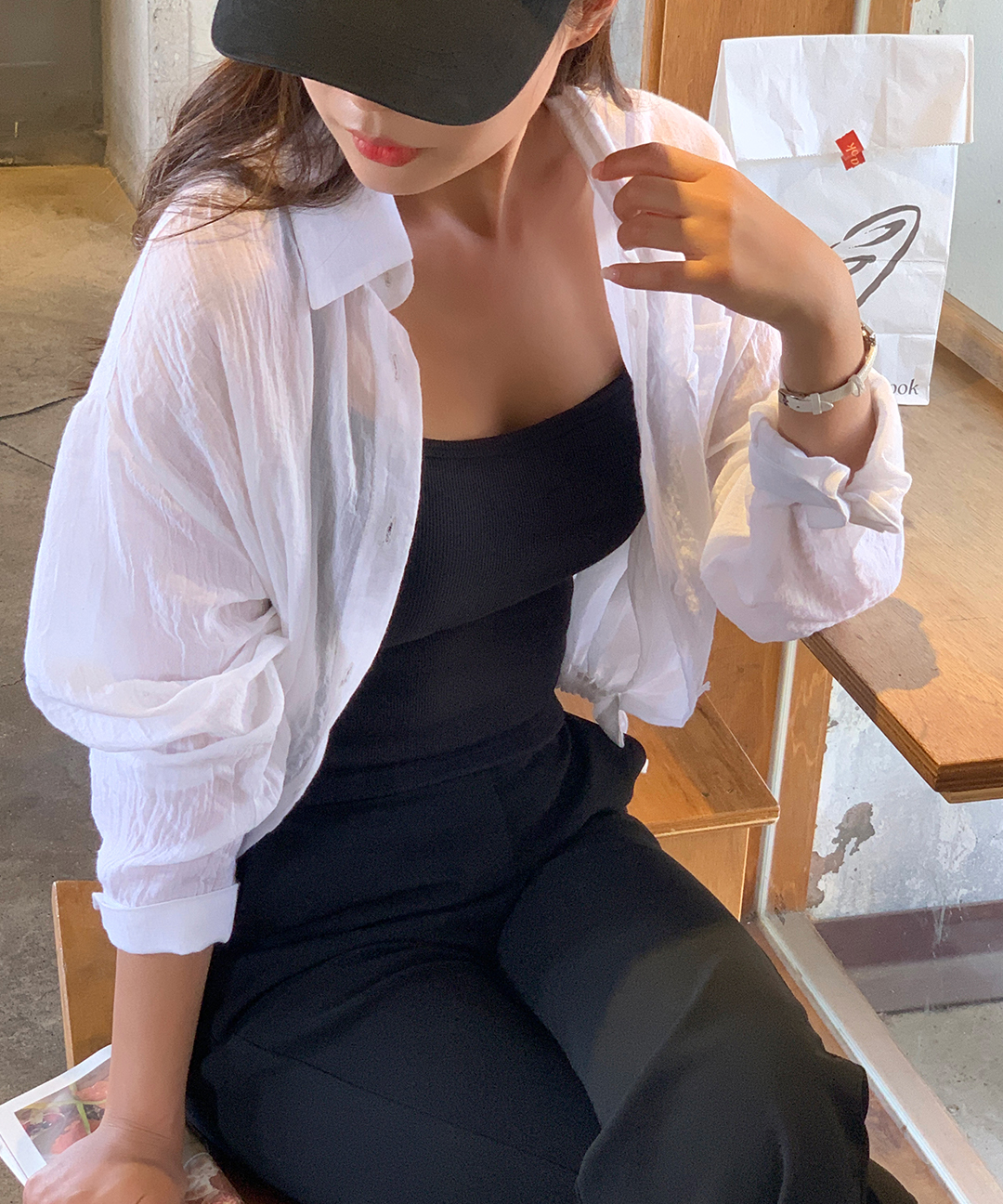 [original/S-XL]デイリーストリングシャツ