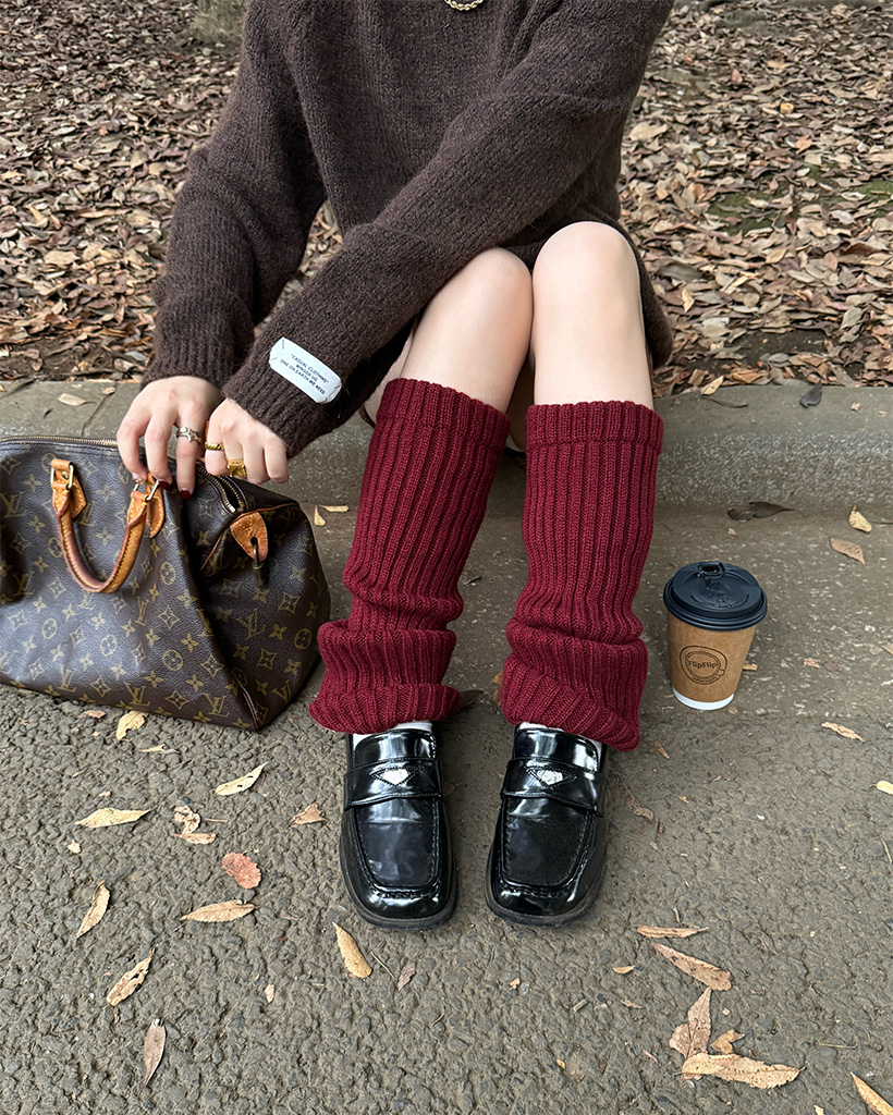 シンプルウールレッグウォーマー | ファッション通販サイト NUGU