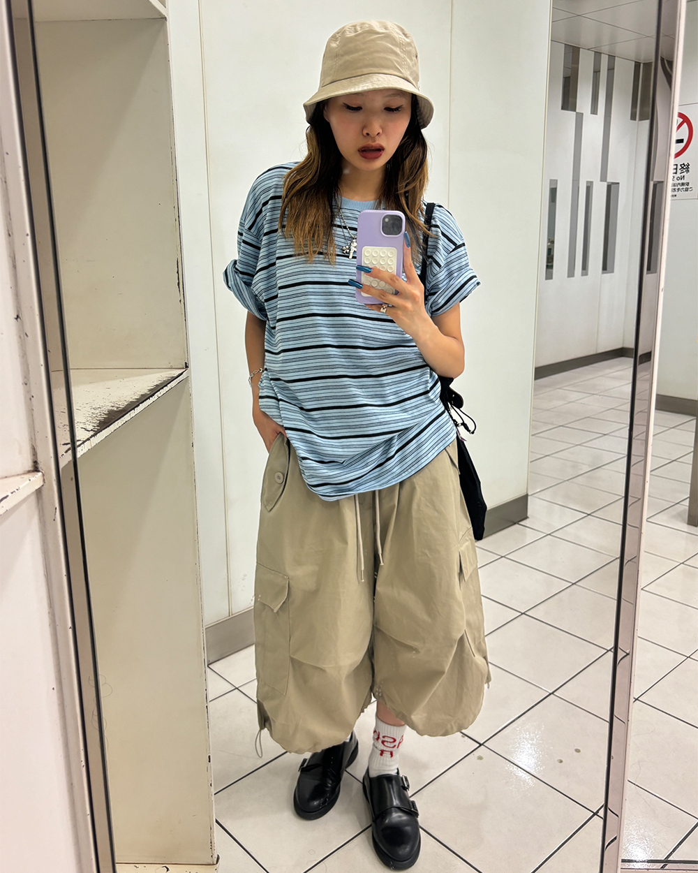2タック入りチノパンツ ワイドパンツ　nugu hoop 00hyr タック入りワイドチノパンツ | ファッション通販サイト NUGU