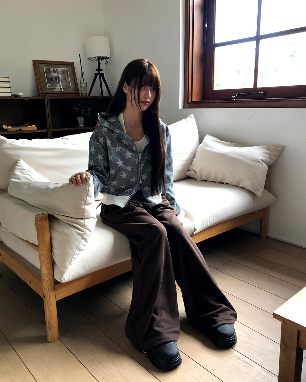 スターバイカラークロップドパーカー | ファッション通販サイト NUGU