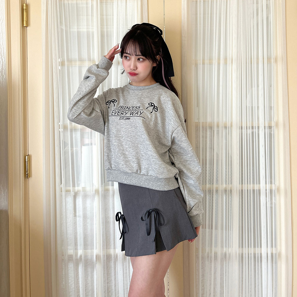 ピンタックリボンミニスカート | ファッション通販サイト NUGU