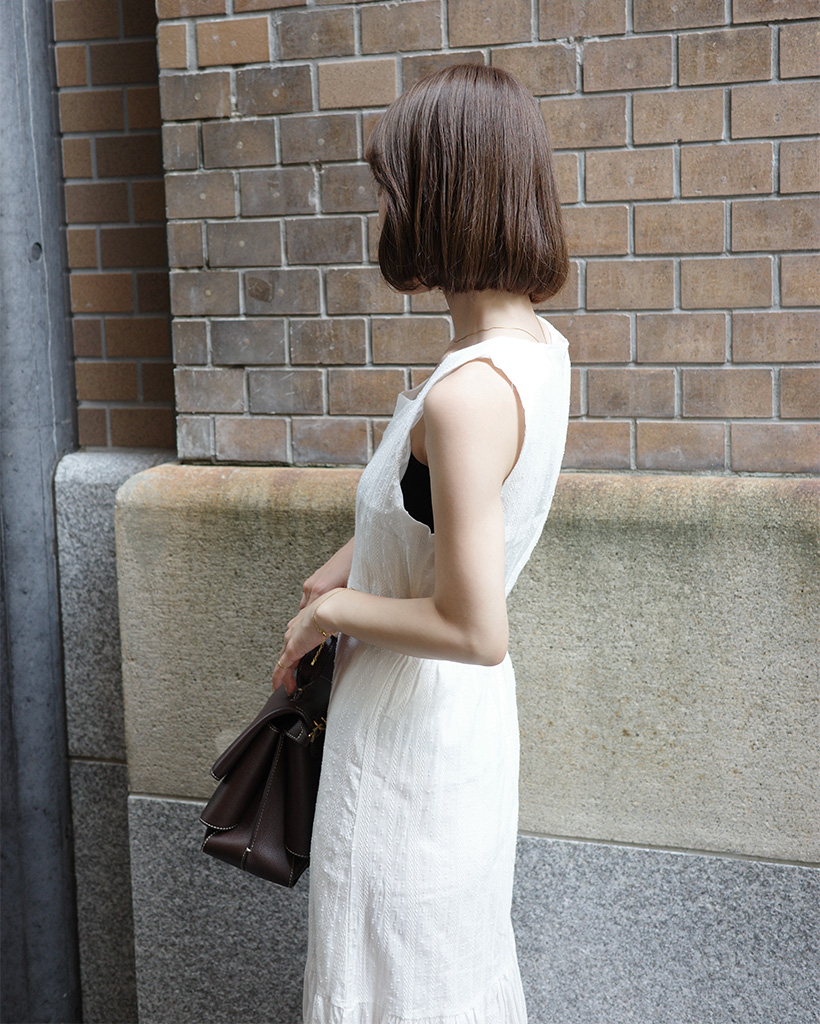 スクエアネックレースロングワンピース | ファッション通販