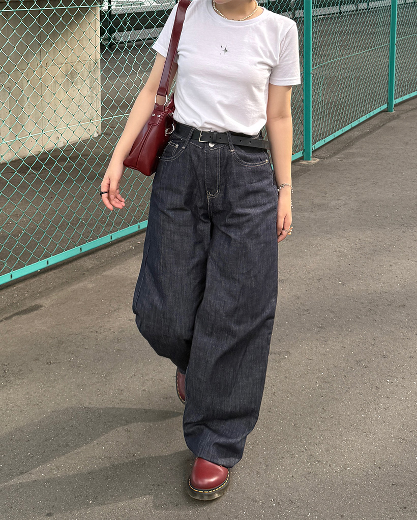 ルビーセル　ハンディ ワイドセルビッジデニムパンツ | ファッション通販サイト NUGU