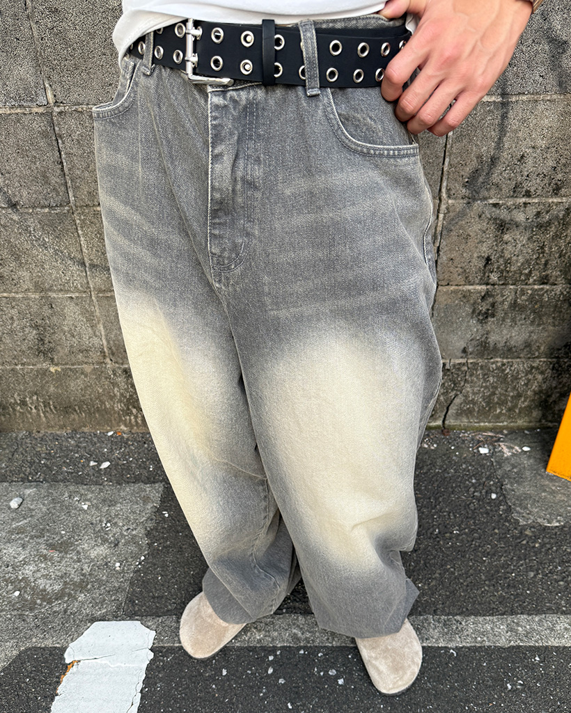 じゅんん　 ティーンウォッシュバルーンデニムパンツ | ファッション通販サイト NUGU