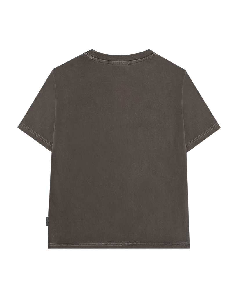 ODSD Pigment Damage T-shirt - BROWN | ファッション通販サイト