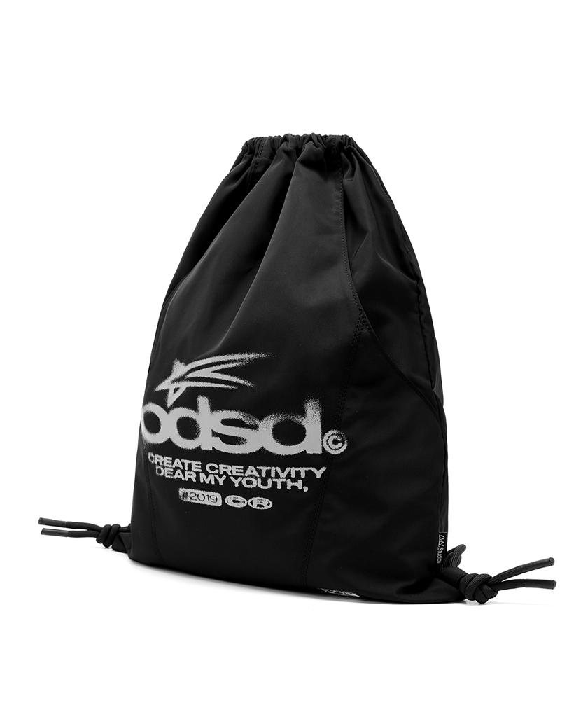 Odsd Curved Sporty String Bag - BLACK | ファッション通販