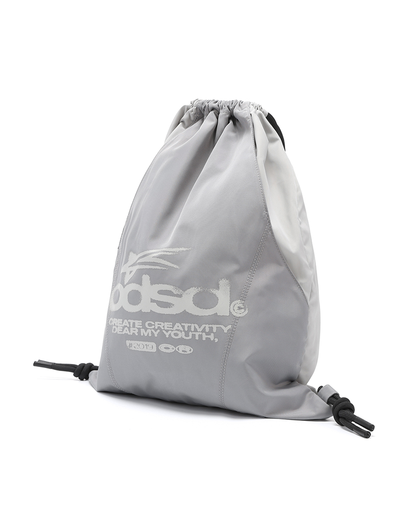Odsd Curved Sporty String Bag - GRAY | ファッション通販