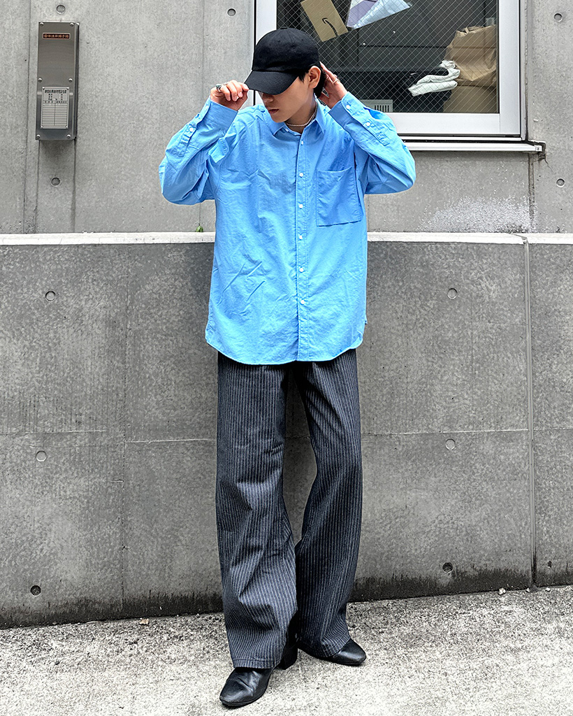 YZ★CHROME★様 ピンストライプデニムパンツ | ファッション通販サイト NUGU