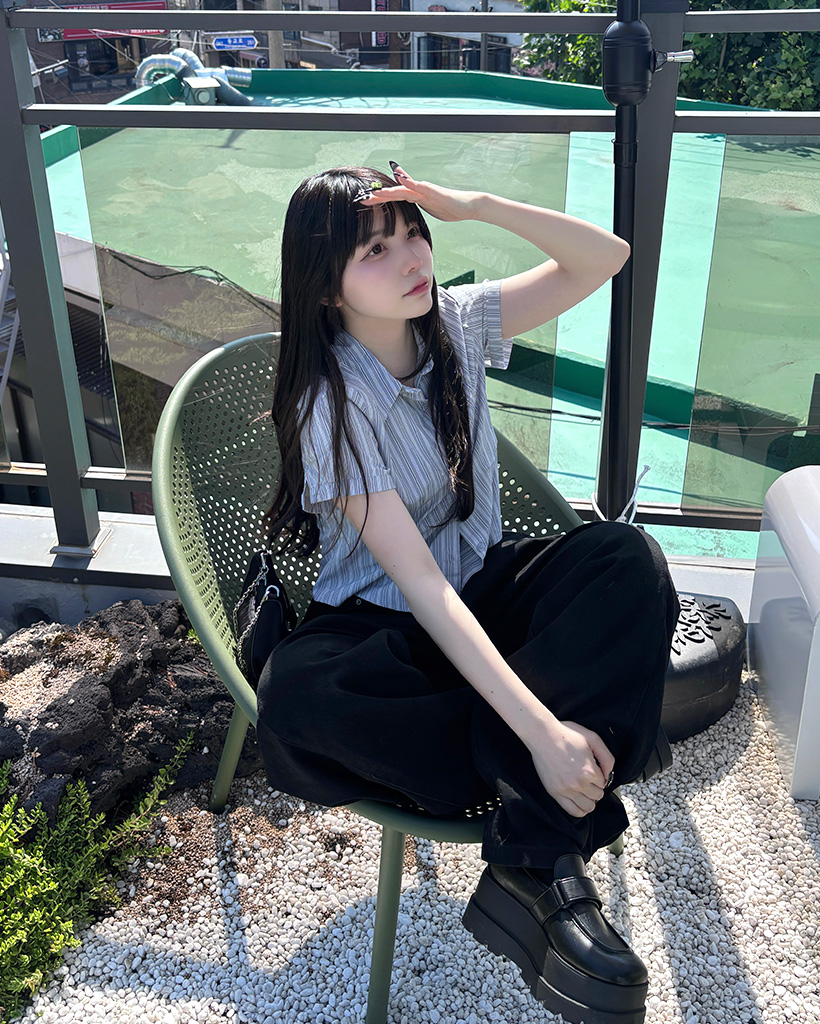 boohoo ピンストライプ リネン オーバーシャツ & ショート SETUP ストライプショートスリーブシャツ | ファッション通販サイト NUGU
