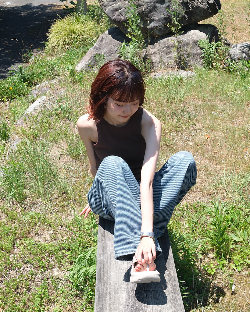 ワイドストライプデニムパンツ | ファッション通販サイト NUGU