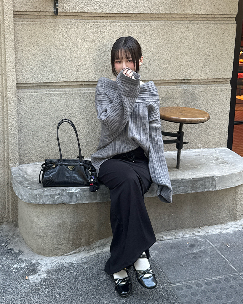 Racbaki ブラック フラットシューズ Lサイズ Racbaki ブーツ | Racbaki