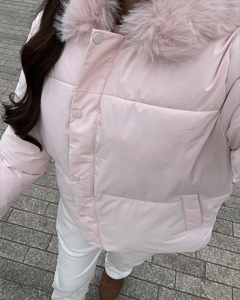 ファーフードダウンジャケット | ファッション通販サイト NUGU