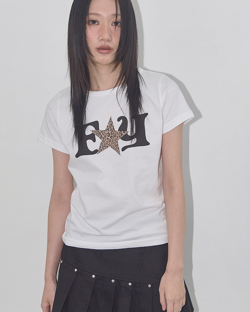 FY LEOPARD TEE (WHITE) F25QB100 | ファッション通販サイト NUGU