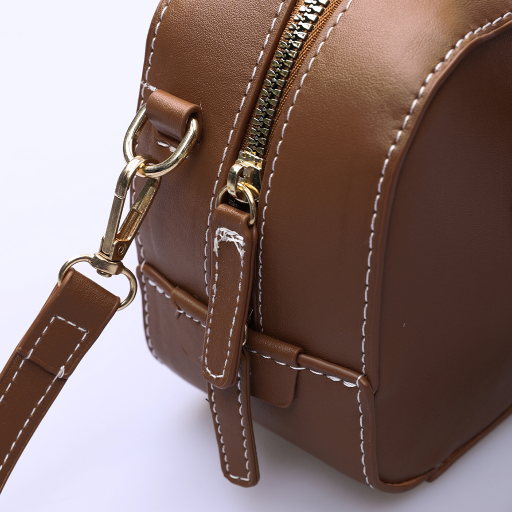 ステッチブラウントートバッグ | ファッション通販サイト NUGU