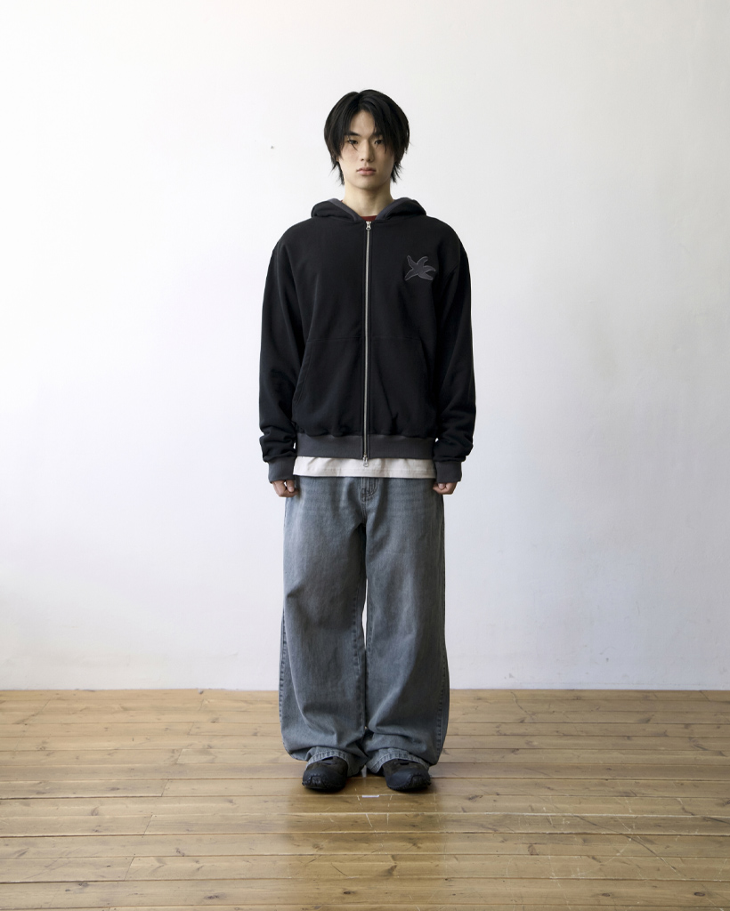 TCM at hooded zip-up (black) | ファッション通販サイト NUGU