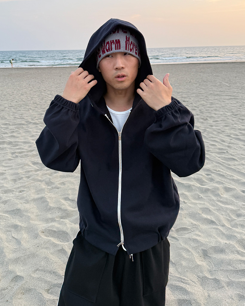 ショートスウェットジップパーカー | ファッション通販サイト NUGU