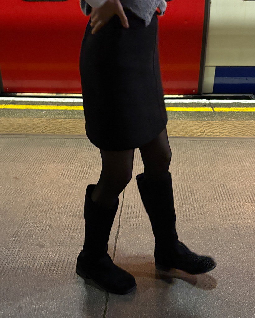 ナインウエスト　ブラック スエード ロングブーツ ナインウエスト ブラック スエード ロングブーツ