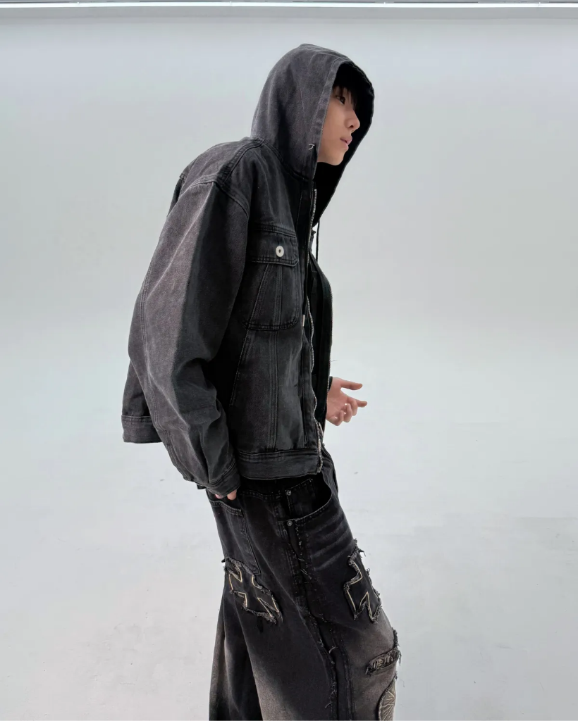 フード付きデニムジャケット | ファッション通販サイト NUGU