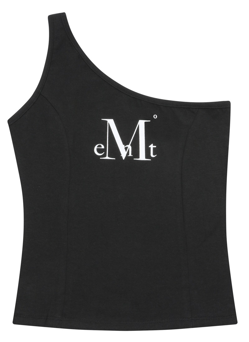 SLIN UNBALANCE ONE SHOULDER SLEEVELESS (2Color)