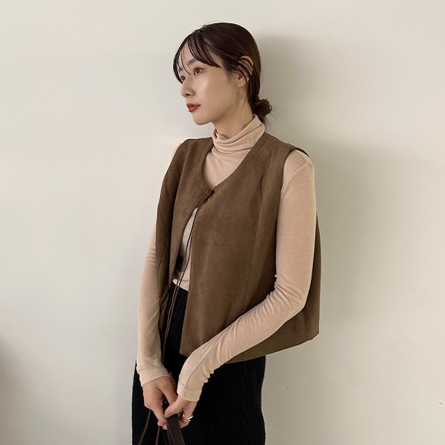 LEFIJE スエードベスト スエードベスト | ファッション通販サイト NUGU